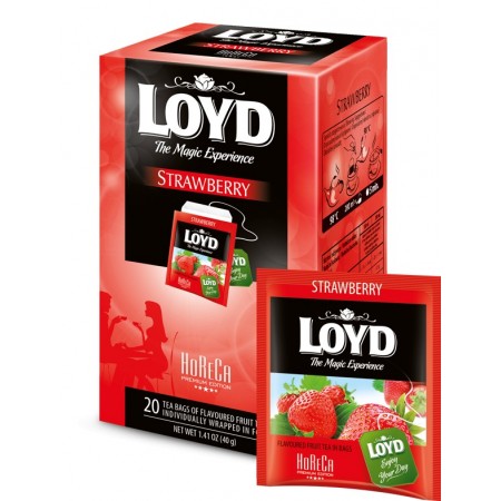 Herbata LOYD Strawberry 2g x 20 szt