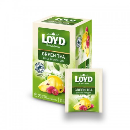 Herbata LOYD Zielona z Pigwą i Opuncją (20x1,7g)