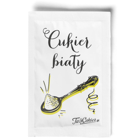 Cukier BIAŁY w saszetkach Miasta 4g x 1000 szt