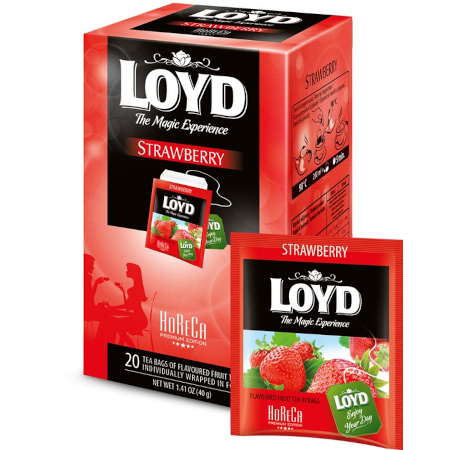 Herbata LOYD Strawberry 2g x 20 szt