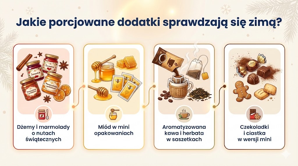 Jakie porcjowane dodatki sprawdzają się zimą?