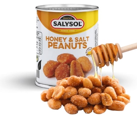 Salysol orzeszki ziemne w miodzie puszka (96x50g)