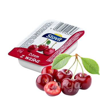 Dżem Stovit wiśniowy mini 25g x 100 szt