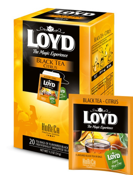 Herbata LOYD Black Citrus 1,7g x 20 szt