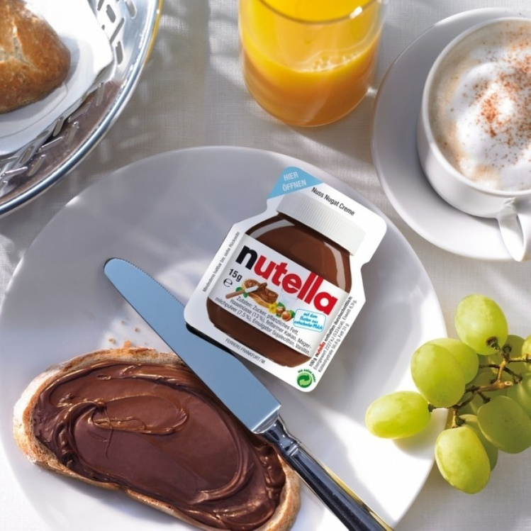 Krem orzechowo kakaowy mini NUTELLA