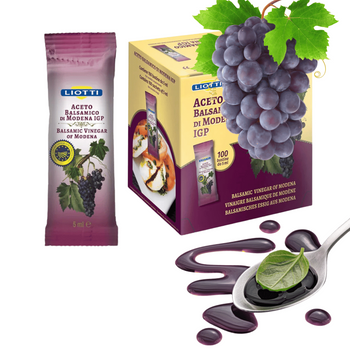 Ocet balsamiczny w saszetkach Liotti 5ml x 100 szt