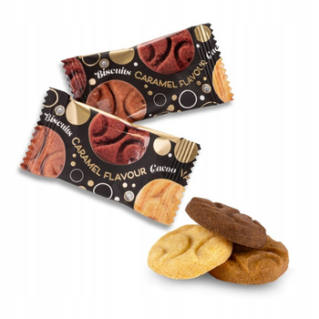 Ciastka Lion mix karmelowe, kakaowe, waniliowe Speculoos mini x 300 szt