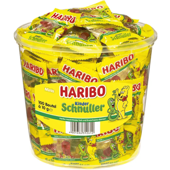 Żelki Haribo Kinder Schnuller mini wiaderko (100x10g) 1kg