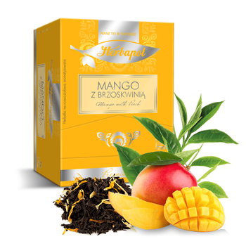 Herbapol Premium Mango z brzoskwinią 20 szt x 2g