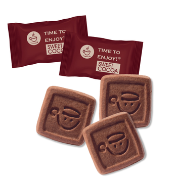 Belgijskie ciastka kakaowe Piazza TTE x 400 szt