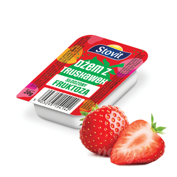Dżem Stovit mini z truskawek słodzony fruktozą (100x20g)