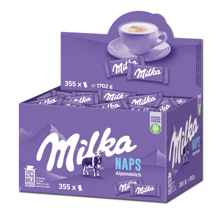 Czekoladki Milka Naps Alpenmilch