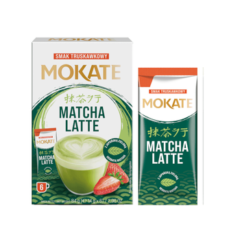 Napój Matcha Latte Truskawka 6 szt x 14g