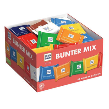 Czekoladki Ritter Sport mini Bunter Mix x 84 szt