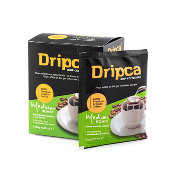 Dripca kawa mielona z filtrem Medium x 5 szt.