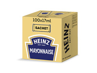 Majonez w saszetkach HEINZ 17ml x 100 szt