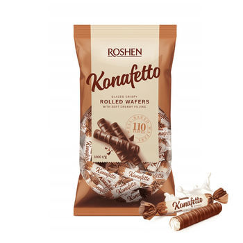 Konafetto Bianco Rurki 1kg Roshen