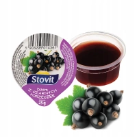 Dżem Stovit czarna porzeczka mini 25g x 100 szt