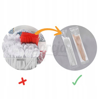 Zestaw WPC EKO serwetka, nóż, widelec, sól, pieprz x 250 szt.