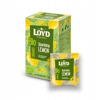 Herbata LOYD BIO Sparkling Lemon (20x2g)