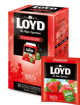 Herbata LOYD Strawberry 2g x 20 szt