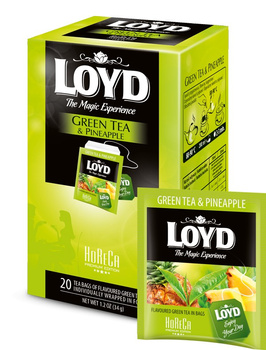 Herbata LOYD Green Tea Pineapple 1,7g x 20 szt