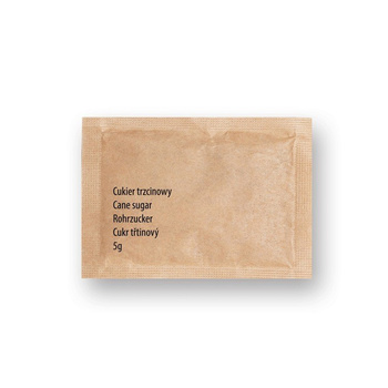 Cukier w saszetkach TRZCINOWY no name 5g x 1000 szt