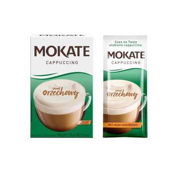 Napój kawowy Mokate Cappuccino orzech laskowy 8 szt x 20g