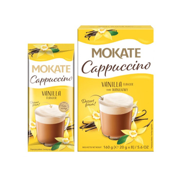 Napój kawowy Mokate Cappuccino wanilia 8 szt x 20g