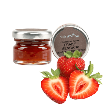 Dżem truskawkowy Alain Milliat mini słoik 28g x 60 szt.